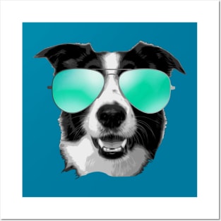 Cool Dog With Sunglasses Posters and Art